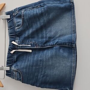 Gap Denim Girls XXL Skirt with Drawstring